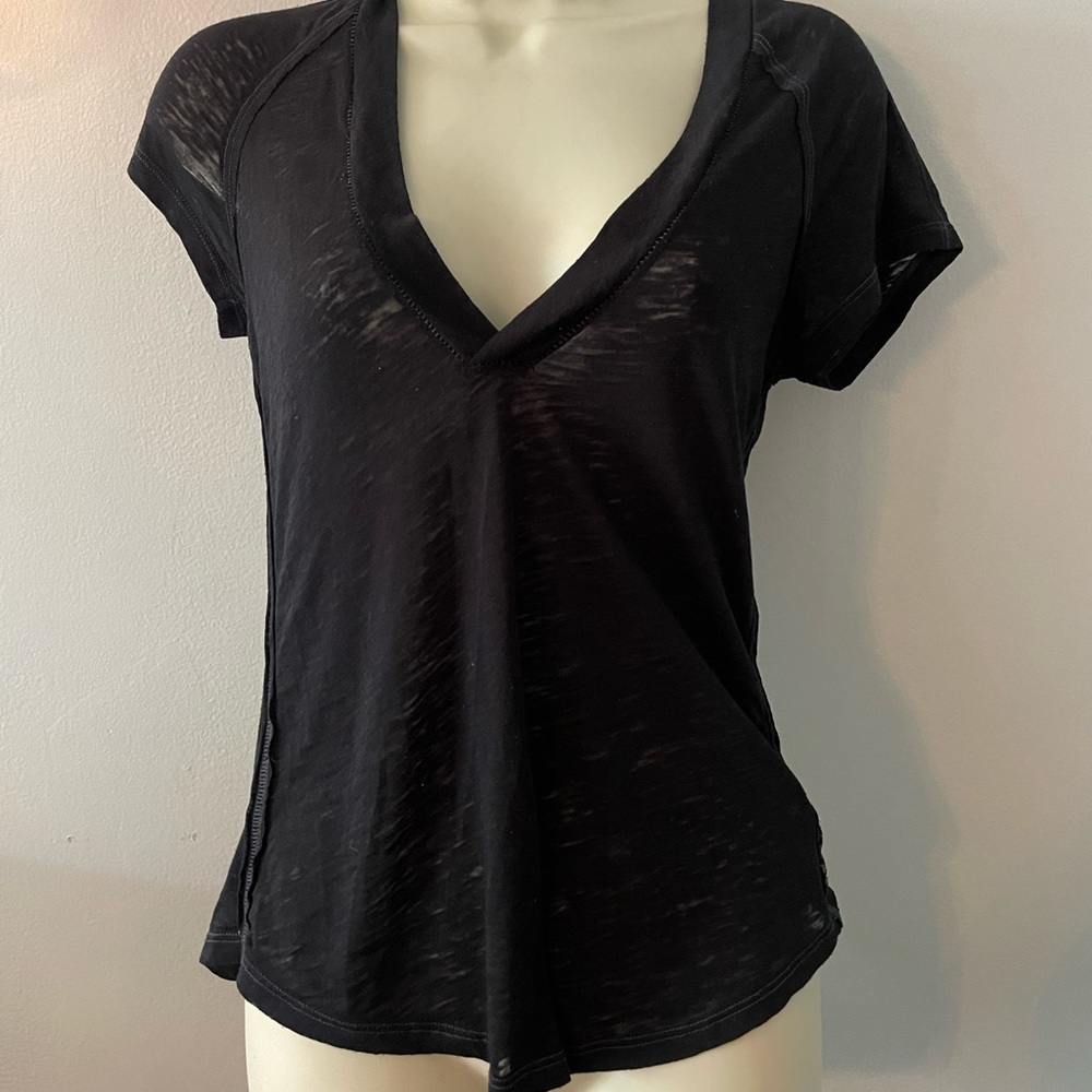 Free people black tshirt size XS